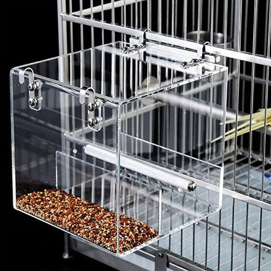 Practical Transparent Bird Automatic Feeder - MyPetDollar.com