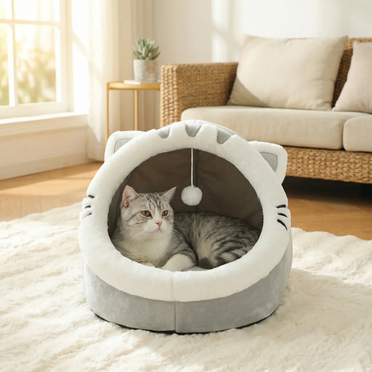 Cute And Soft Cat House Super Cat Bed Warm - MyPetDollar.com