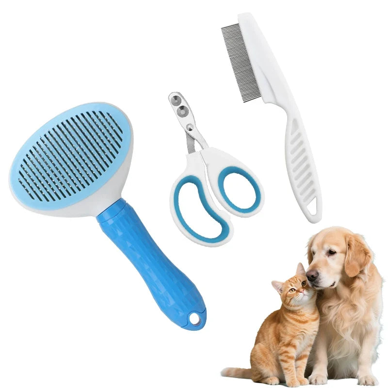 Pet Grooming Kit with Massage Comb Thick - MyPetDollar.com