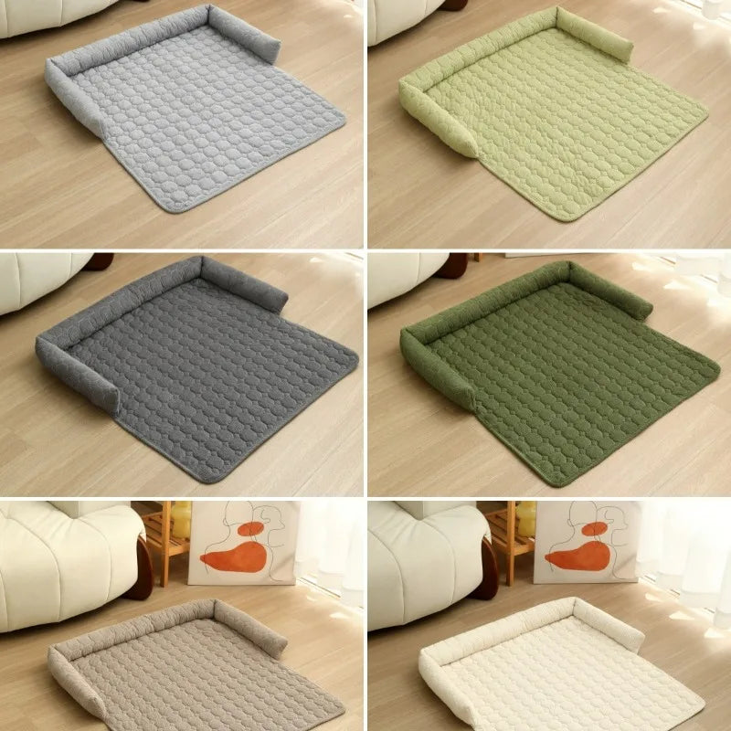 2026 New Style Corduroy Pet Dog Sofa Cushion - MyPetDollar.com