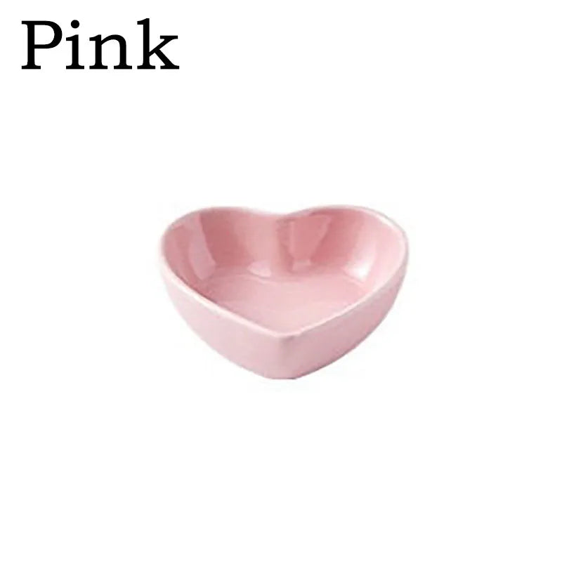 Durable Love Ceramic Hamster Food Bowls Pet Water Dispenser – 7 Colors