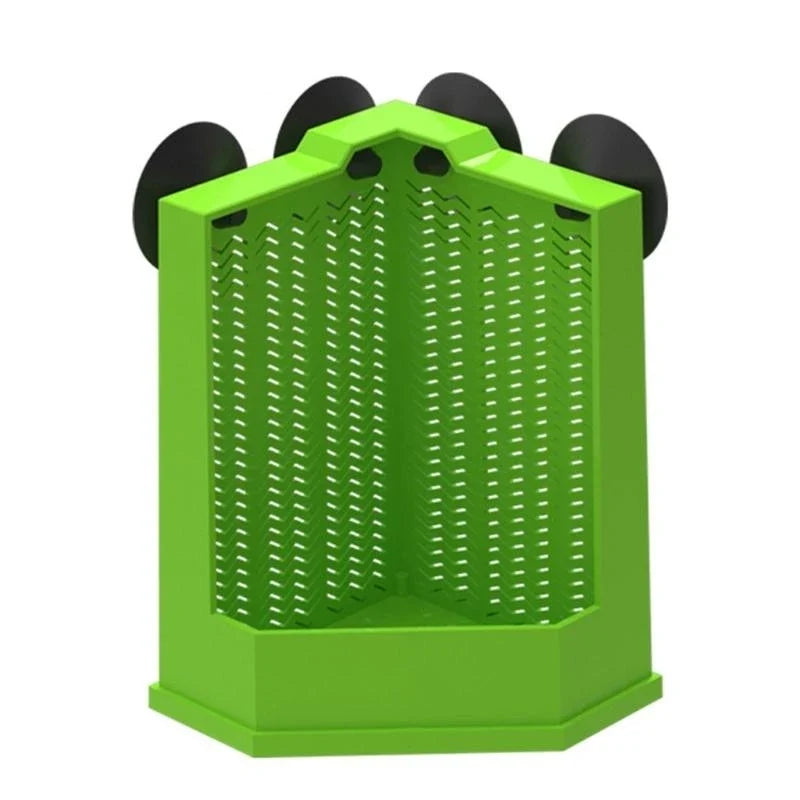 Reptiles Corner Feeder Feeding Dish Easy to Install Suction – 2 Colors