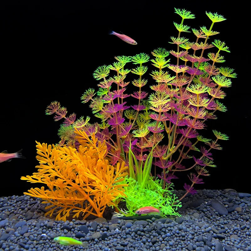 Artificial Aquarium Decor Plants Plastic - MyPetDollar.com