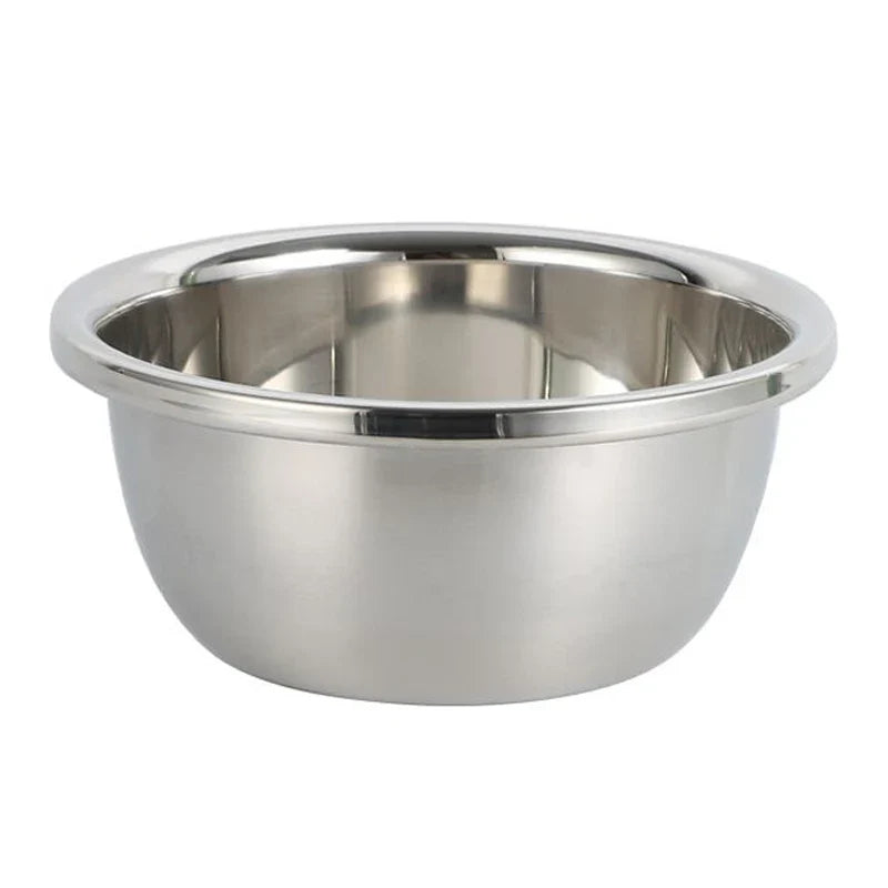 Premium Large Stainless Steel Dog Dish Thick Smooth Metal Food – 4 Sizes
