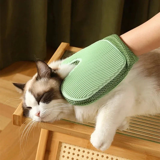 Pet Grooming Glove Efficient Cat Dog Hair - MyPetDollar.com