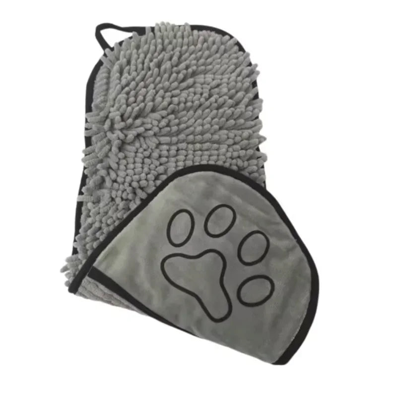 Super Absorbent Chenille Pet Drying Glove