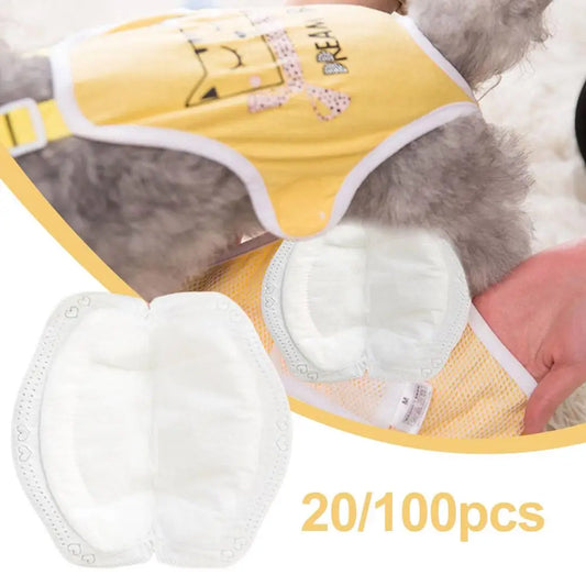 100pcs Dog Diaper Pad Diapers for Female Dog - MyPetDollar.com