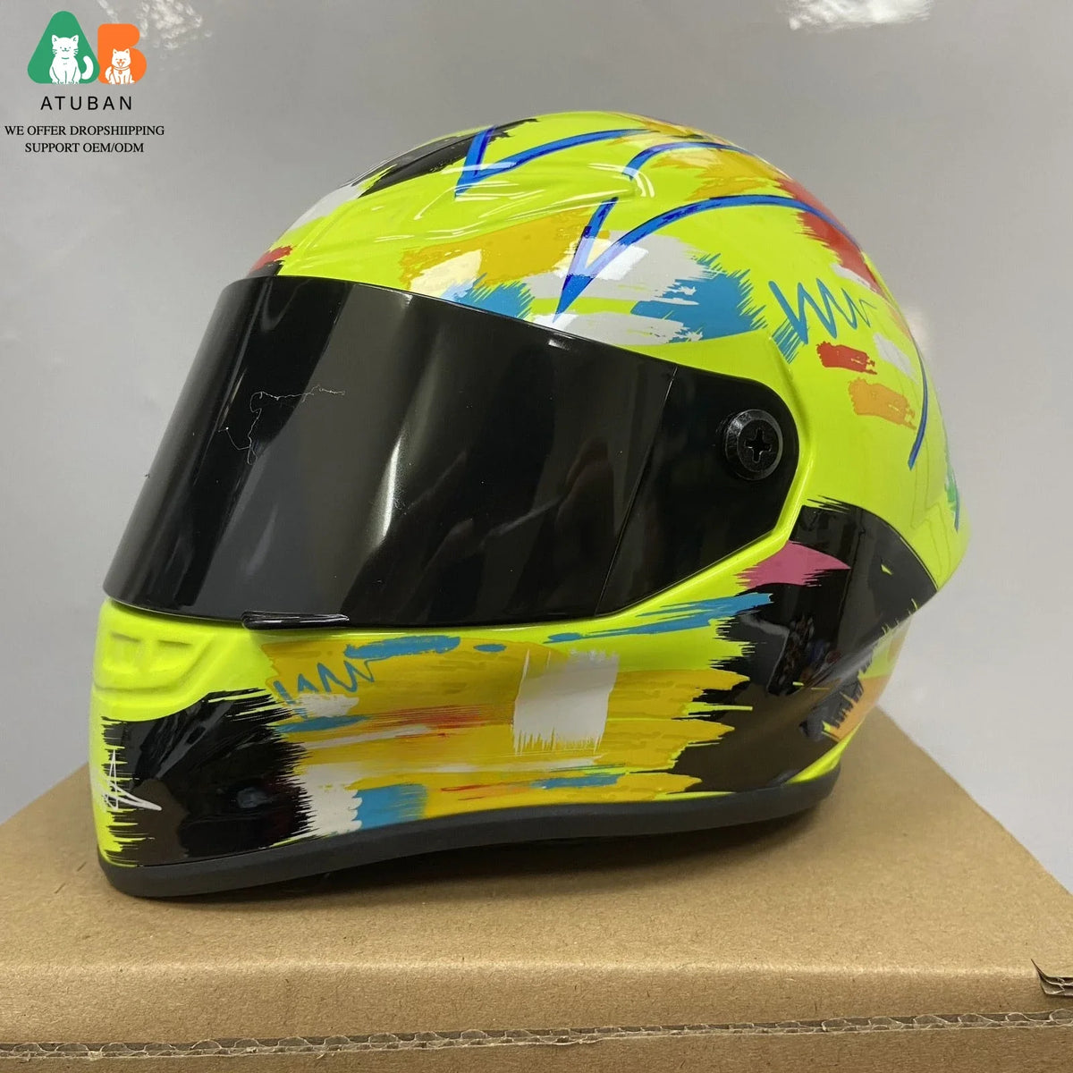 ATUBAN Pet Motorcycle Helmet, Puppy Cat - MyPetDollar.com