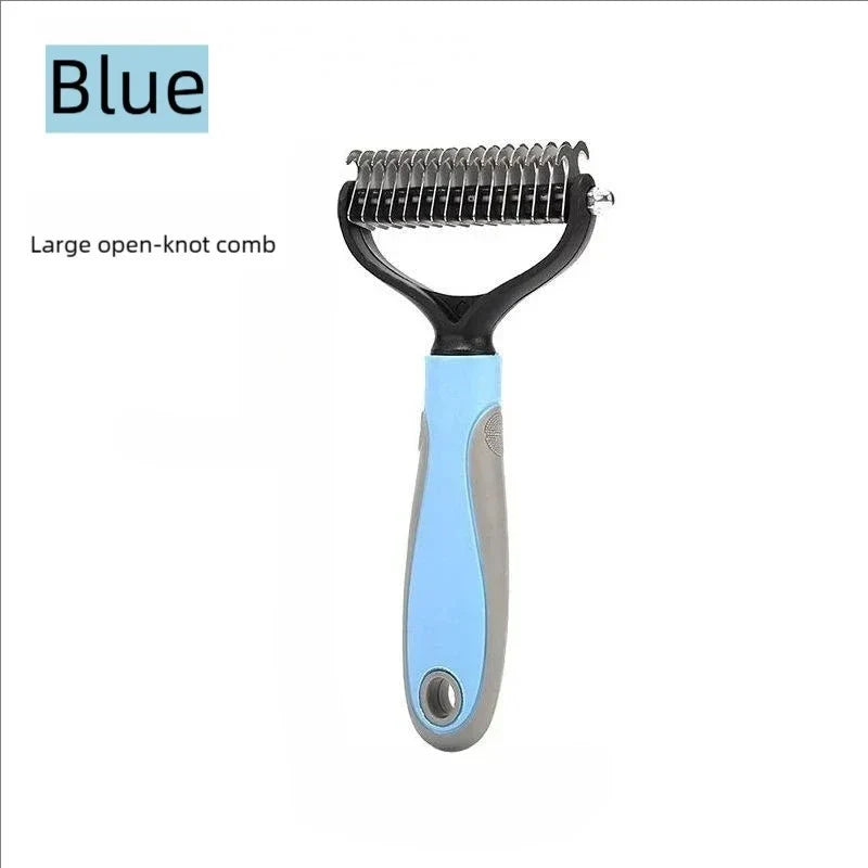Double Sided Pet Deshedding Brush, Stainless Steel