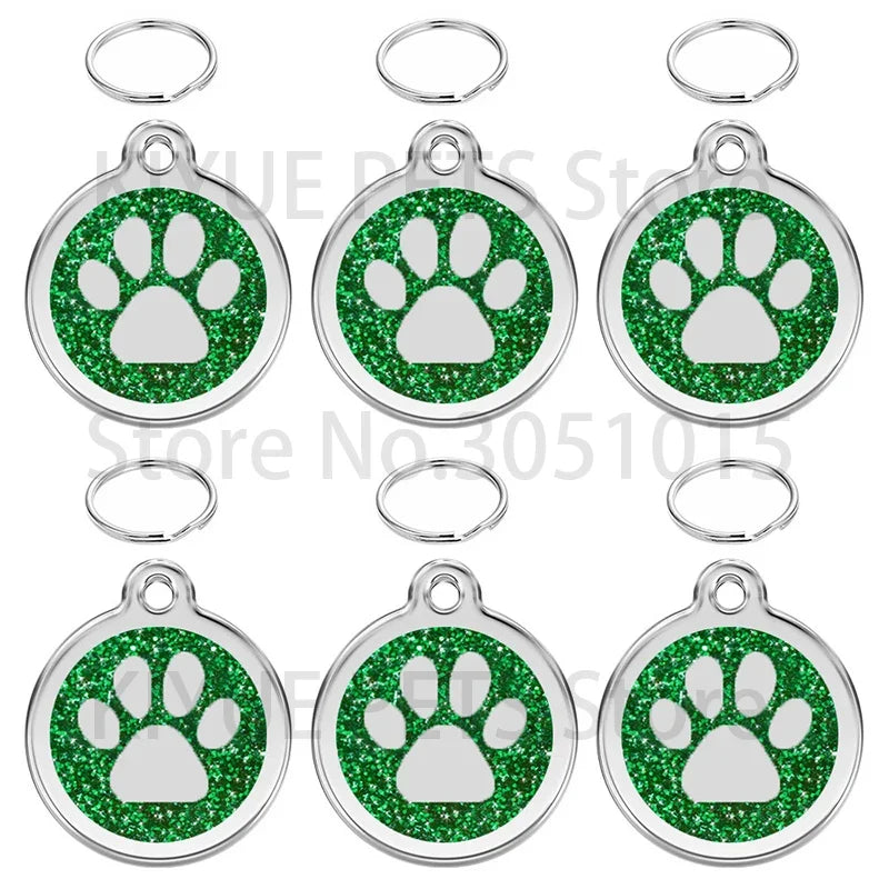 100PCS Anti-lost Custom Dog ID Tag Engraved - MyPetDollar.com