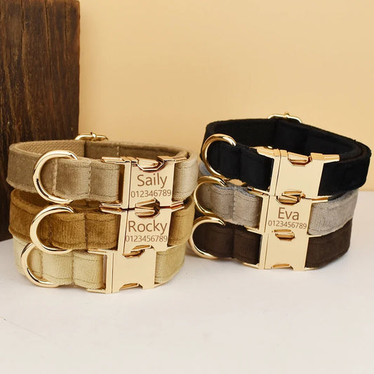 Luxury Personalized Dog Collar Harness Leash - MyPetDollar.com