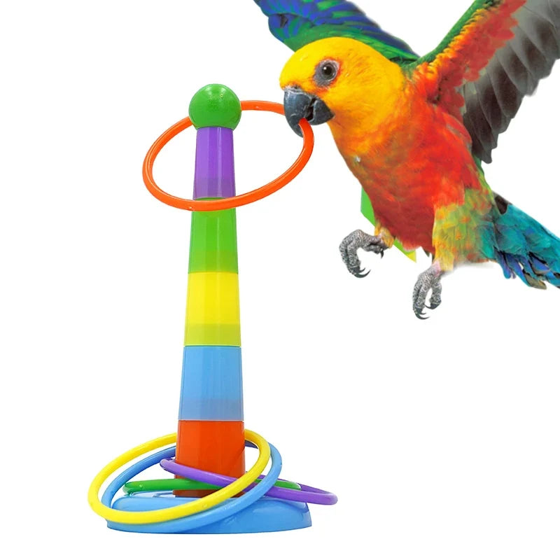 Parrot Bird Toy Bite Chewing Pet Swing – 3 Colors
