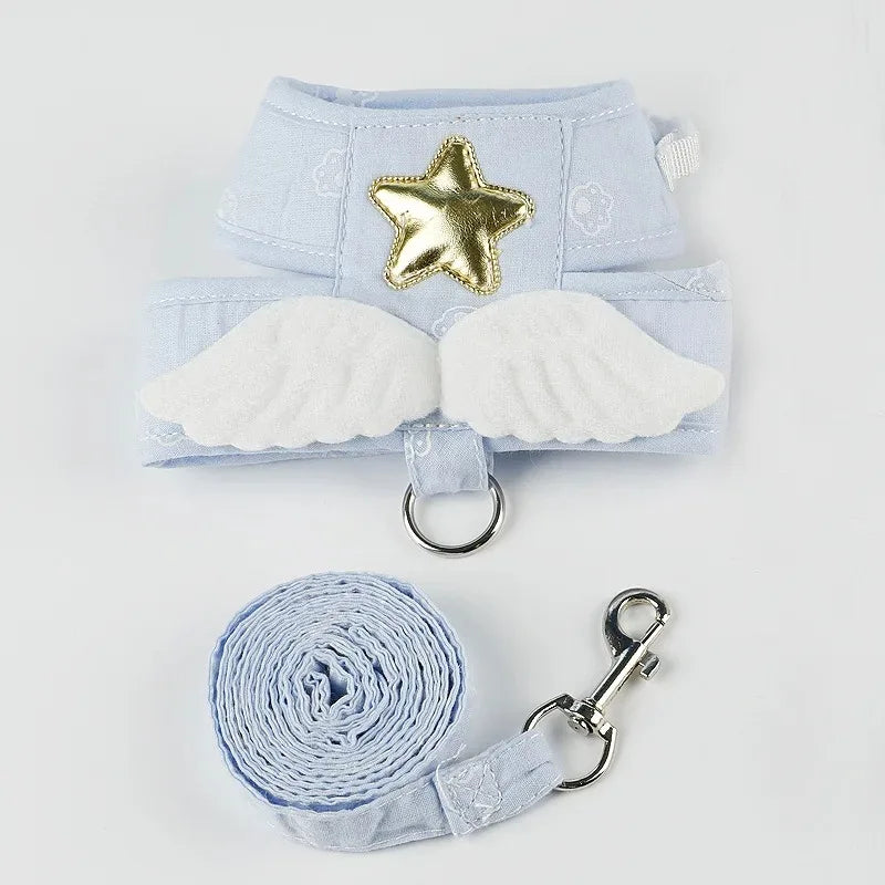 Pet Angel Wing Vest Harness with Leash - MyPetDollar.com