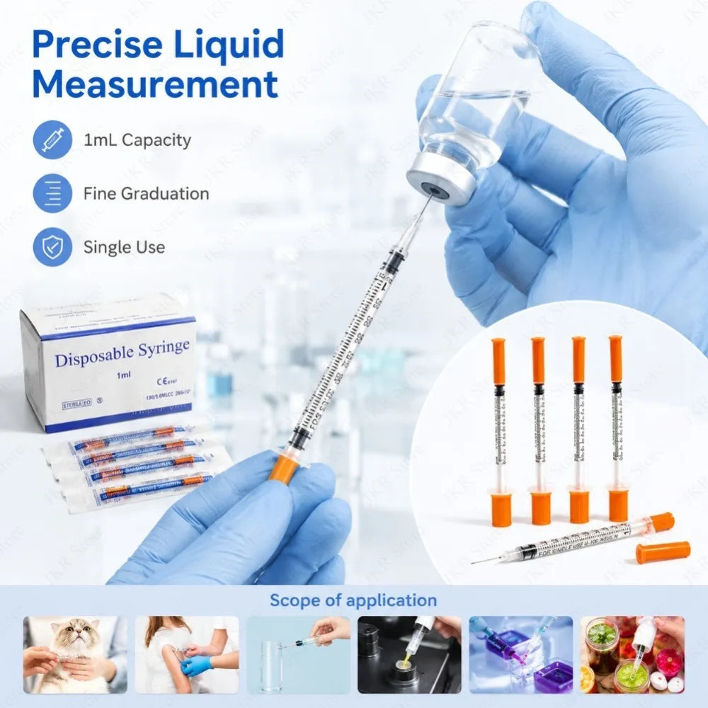 Disposable Veterinary Syringe 0.5ML/1ML - MyPetDollar.com