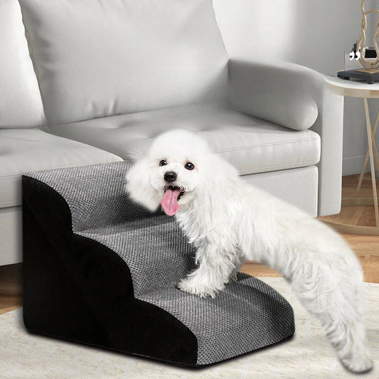 Pet 2/3 Step Dog Stair Cat Pet Ramp Ladder - MyPetDollar.com
