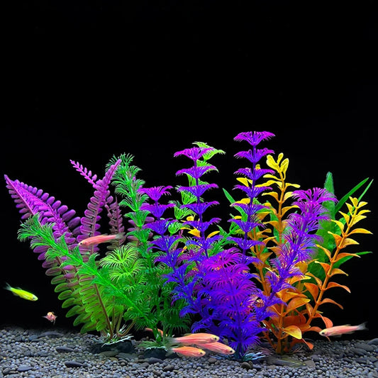 1PC Plastic Simulated Aquatic Plants For - MyPetDollar.com