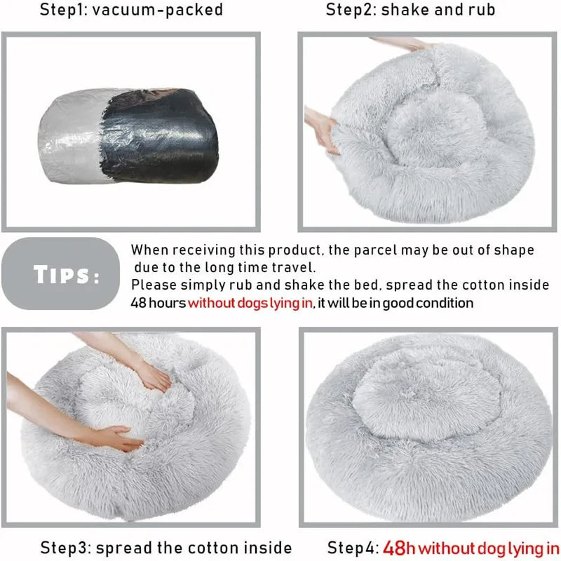 40-110cm Round Pet Bed for Large Dog Bed - MyPetDollar.com