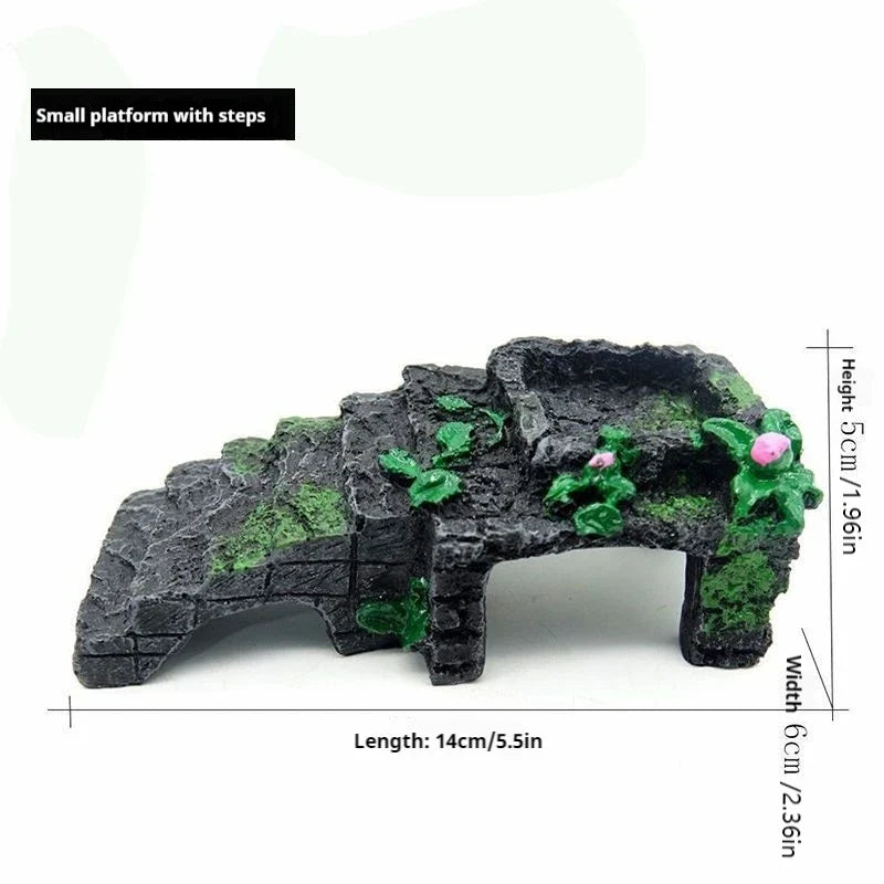Turtle Platform Rectangular Aquarium Fish - MyPetDollar.com