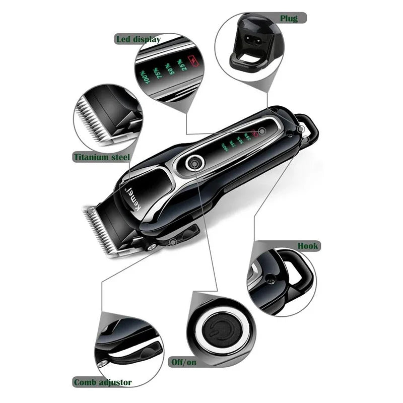 Kemei Rechargeable Professional Dog Hair - MyPetDollar.com