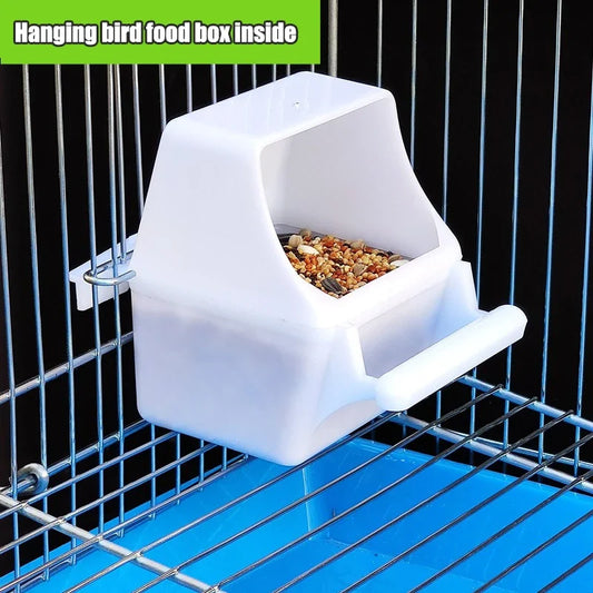 Hanging Bird Feeders Plastic Food Container - MyPetDollar.com