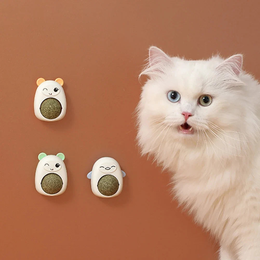 Plastic Catnip Ball Natural Safe Cats Catnip - MyPetDollar.com