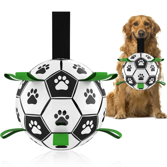 Dog Soccer Ball with Straps, Interactive - MyPetDollar.com