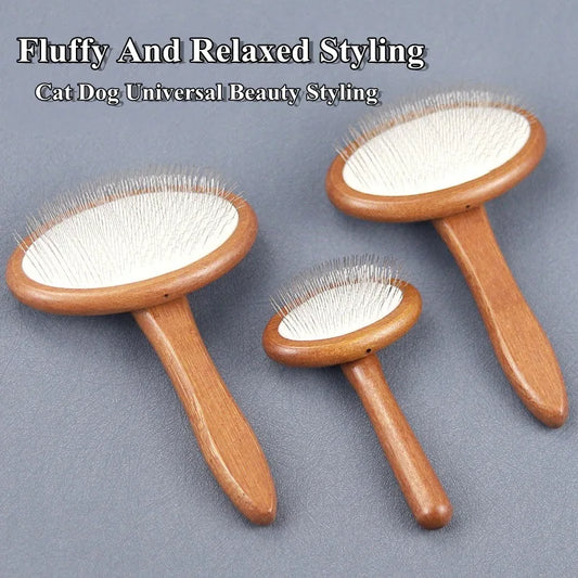 Wooden Dog Cat Comb Hair Remover Brush for - MyPetDollar.com