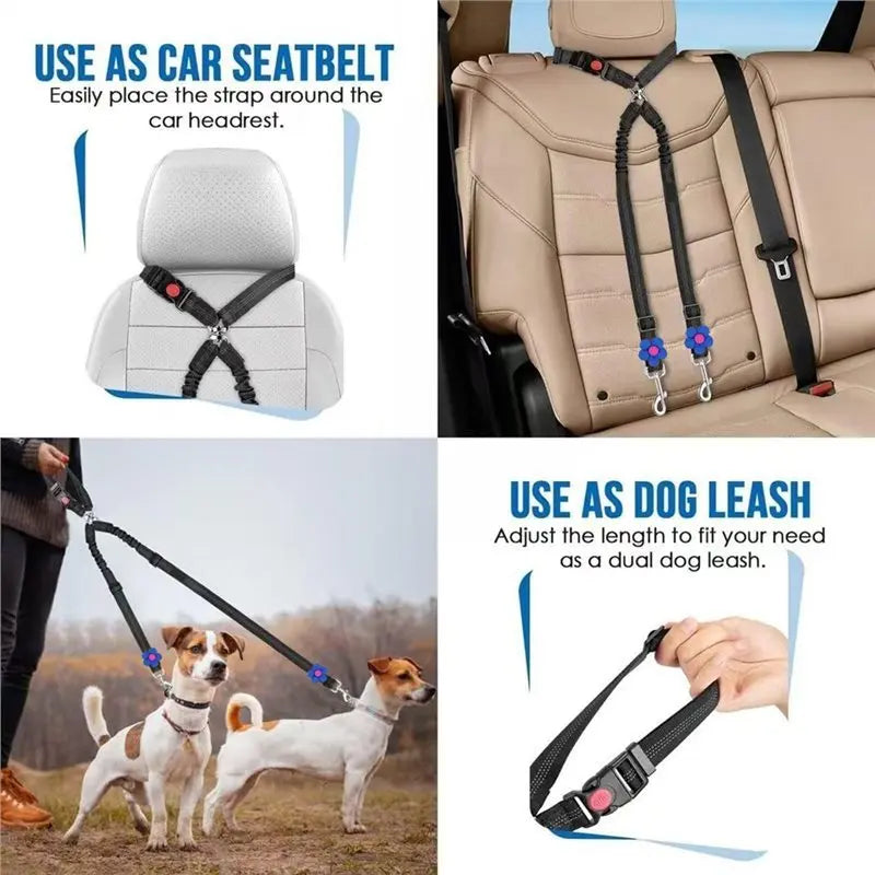 Double Head Dog Safety Harness Adjustable - MyPetDollar.com