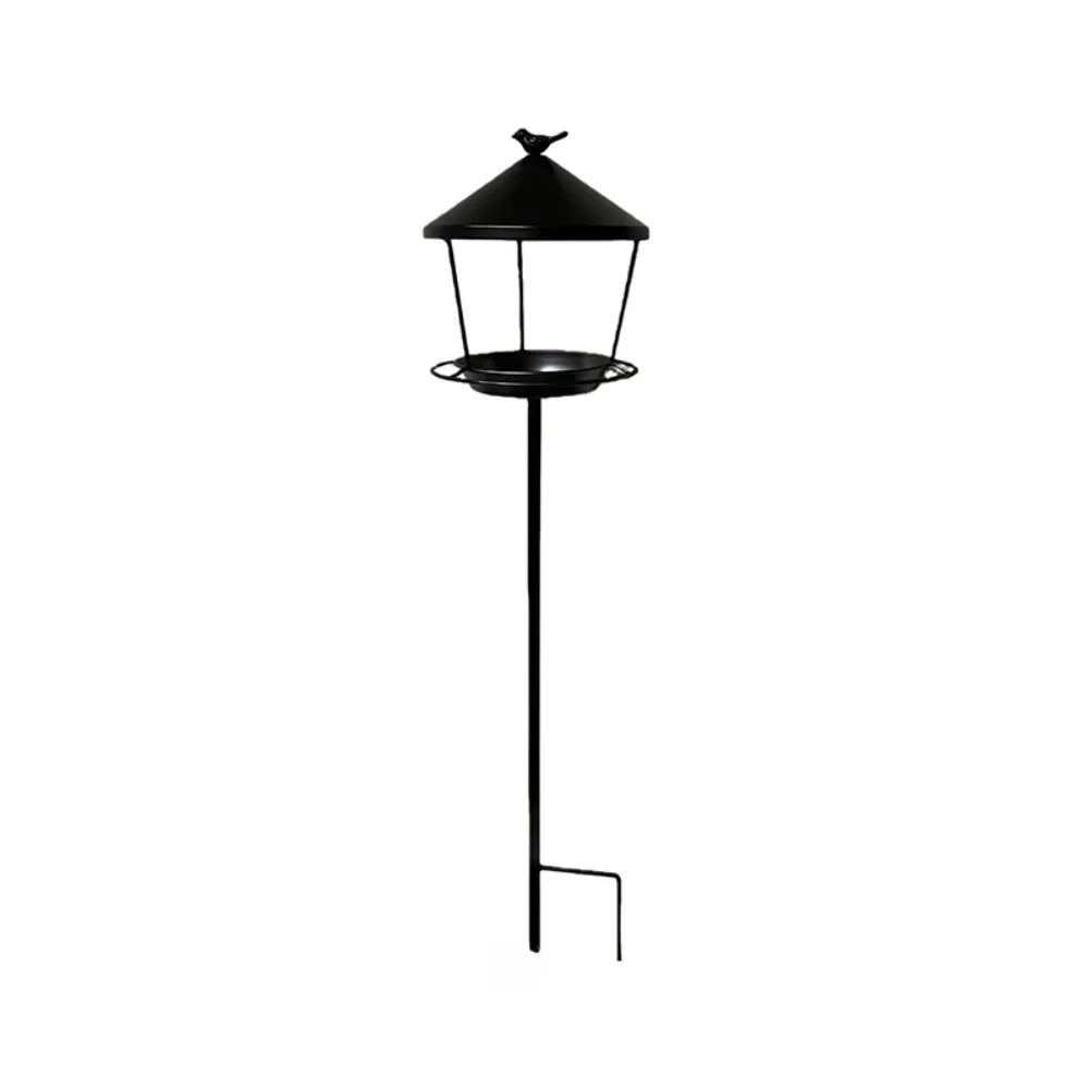 Weatherproof Standing Bird Food Feeder Spill Guard Large Capacity