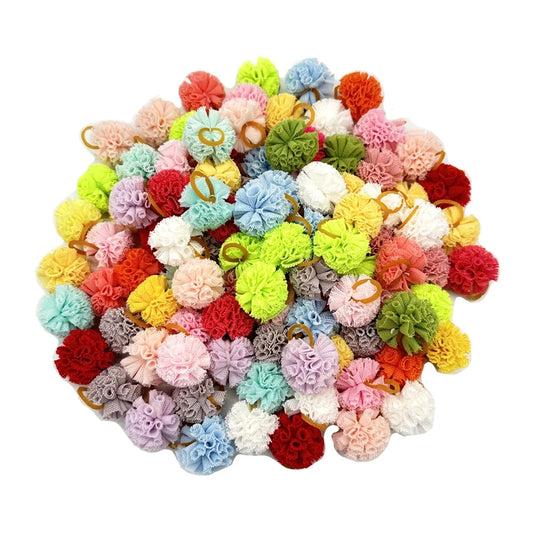 50/100pcs Handmade Ball Style Pet Dog Hair - MyPetDollar.com