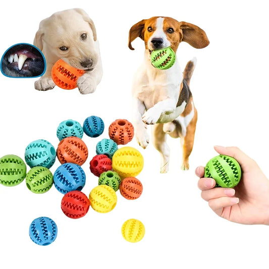 Dog Toy Ball Interactive Rubber Balls Puppy - MyPetDollar.com