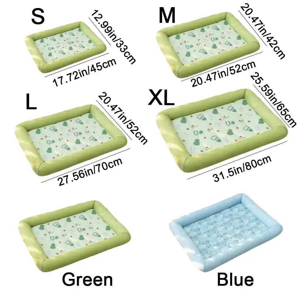 Square Cooling Puppy Bed Breathable Soft Dog - MyPetDollar.com