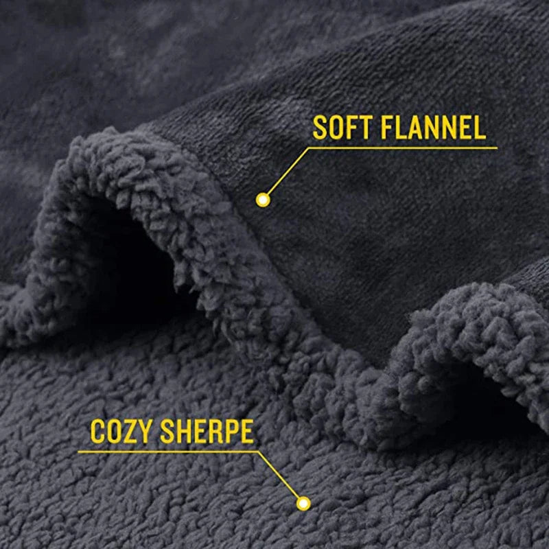 Waterproof Fleece Bed Blanket Plush Soft - MyPetDollar.com