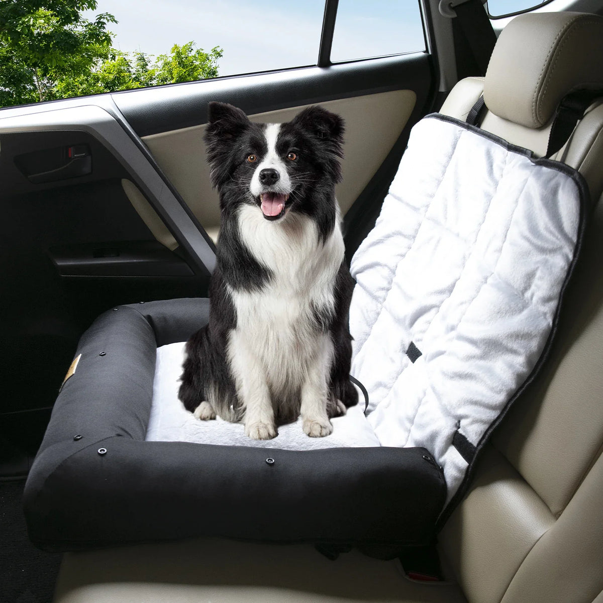 Portable Dog Car Seat Bed Pet Booster Car - MyPetDollar.com