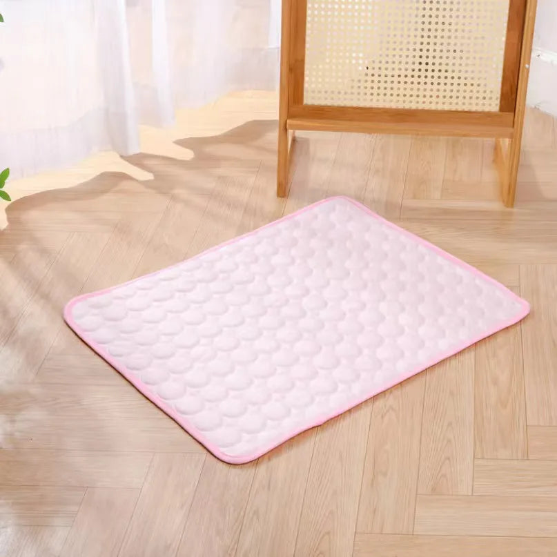 Summer Breathable Ice Silk Pet Cooling Mat - MyPetDollar.com