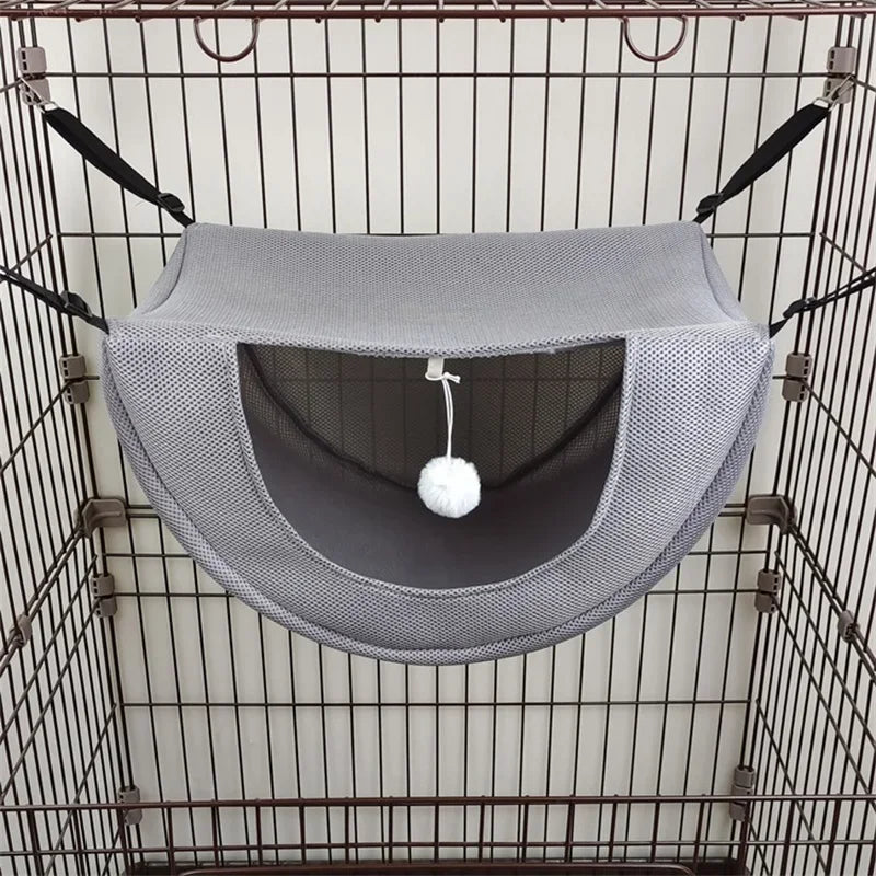 Cat Hammock Pet Cage Hanging Bed Breathable - MyPetDollar.com