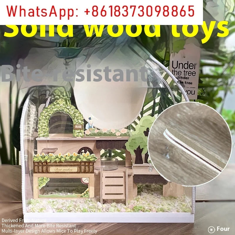 Large Two-Layer Golden Hamster Cage - MyPetDollar.com