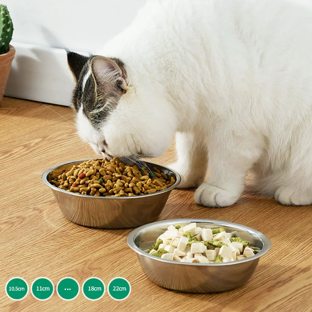 Large Capacity Dog Bowl Stainless Steel Pet - MyPetDollar.com