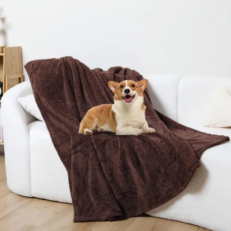 Thickened Warm Solid Color Pet Blanket All - MyPetDollar.com