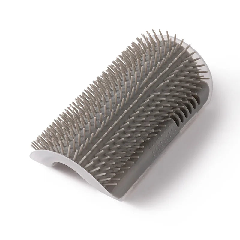 Soft Cat Self Groomer Grooming Brush Wall Corner Scratcher – 4 Colors