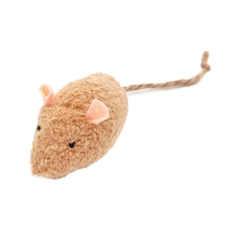 Cat Plaything Simulation Plush Grass Mouse Self Entertaining Chew, Interactive