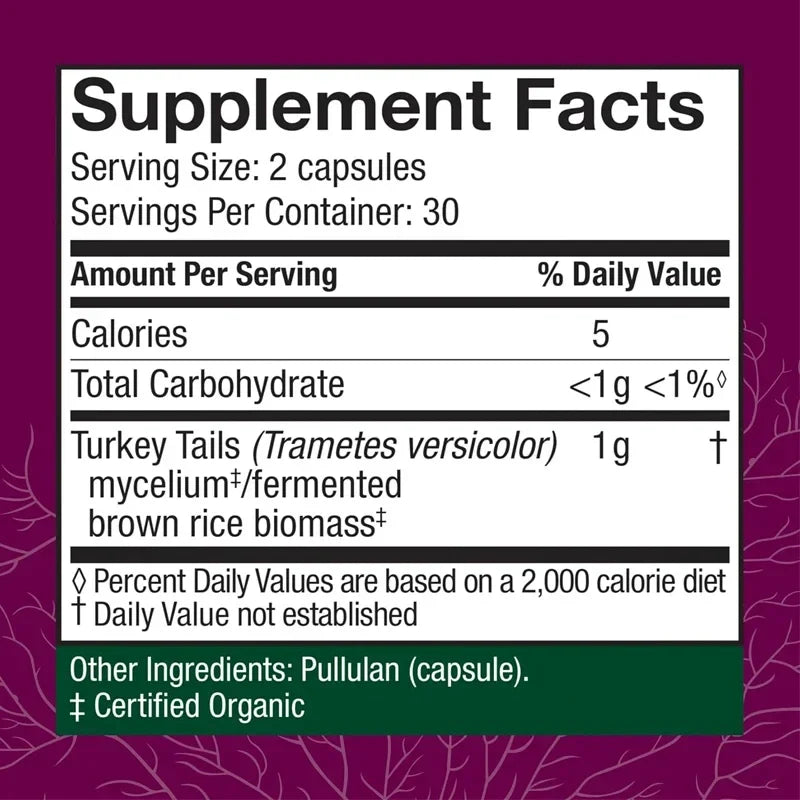 Turkey Tail Capsules, Natural Immune System - MyPetDollar.com