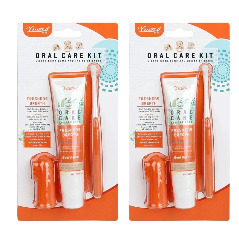 Universal Toothpaste Toothbrush Set Dog Gum - MyPetDollar.com