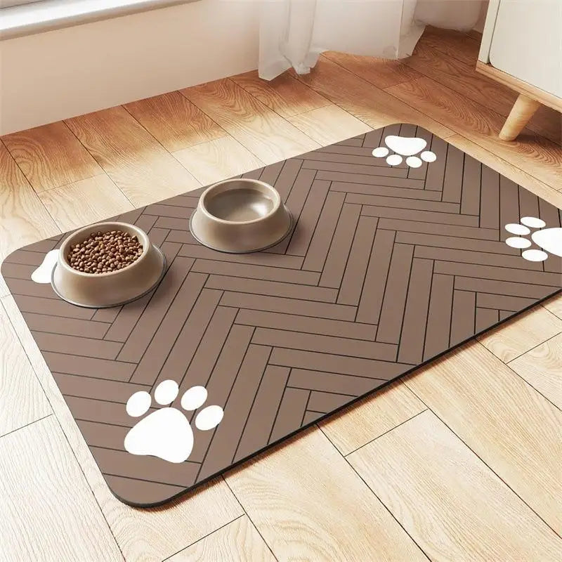 Diatomaceous Mud Absorbent Pet Placemat For - MyPetDollar.com