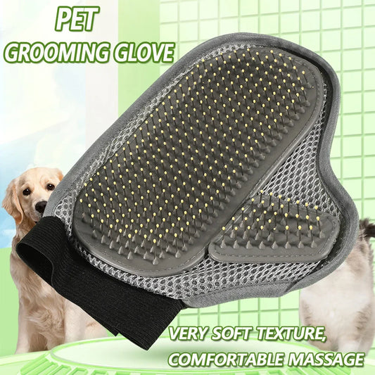 1Pc Pet Grooming Glove Hair Removal Brush - MyPetDollar.com