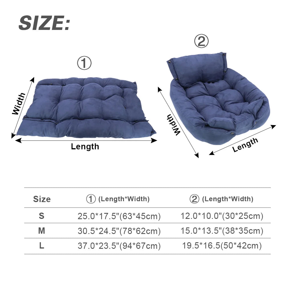 Soft Warm Dog Bed Sofa Winter Pet Sleeping - MyPetDollar.com