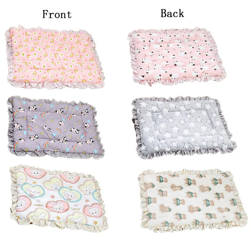 Warm Dog Bed Sofa Pet Sleeping Mat Flannel - MyPetDollar.com