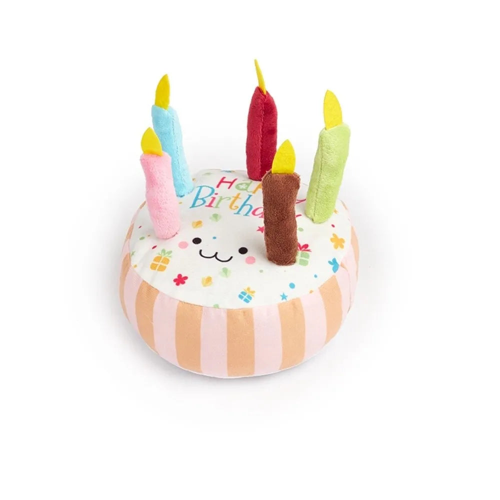 Birthday Cake Dog Toys Interactive Bite Resistant Gnaw – 4 Colors