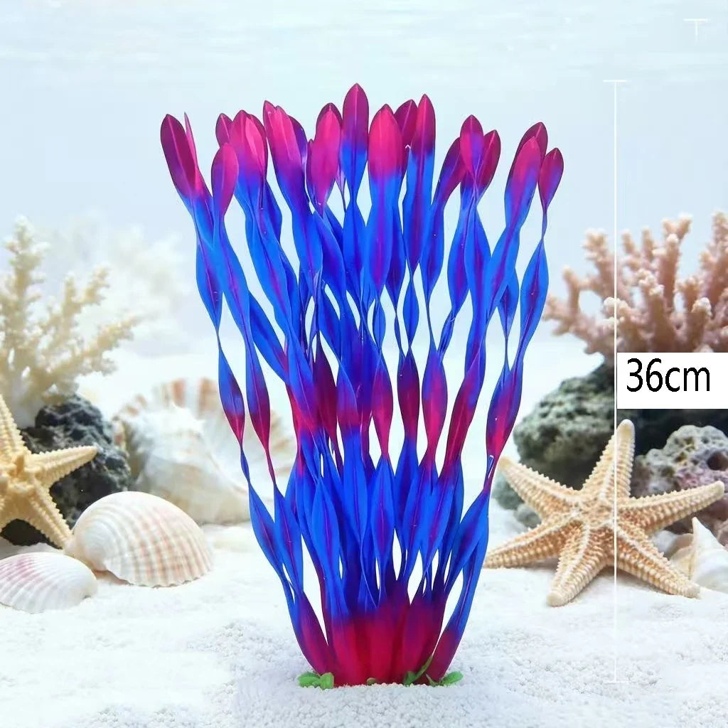 Plastic Artificial Aquarium PVC Plants - MyPetDollar.com