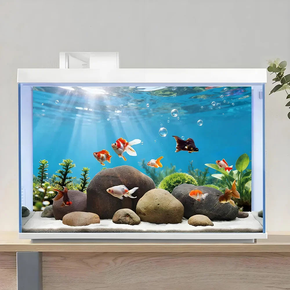Bubble Oasis, Fish Tank Background Painting, - MyPetDollar.com